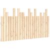 824793 vidaXL Wall-mounted Headboard 146.5x3x80 Cm Solid Pine Wood