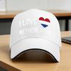 I Love Netherlands Casual Baseball Cap  Outdoor Sport Trucker Hat Summer Adjustable UnisexTeens Design Baseball Caps