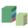 A4/A6 Durable Plastic Binder Dividers: Clear, Tear-Resistant, Ideal for Students & Office Use
