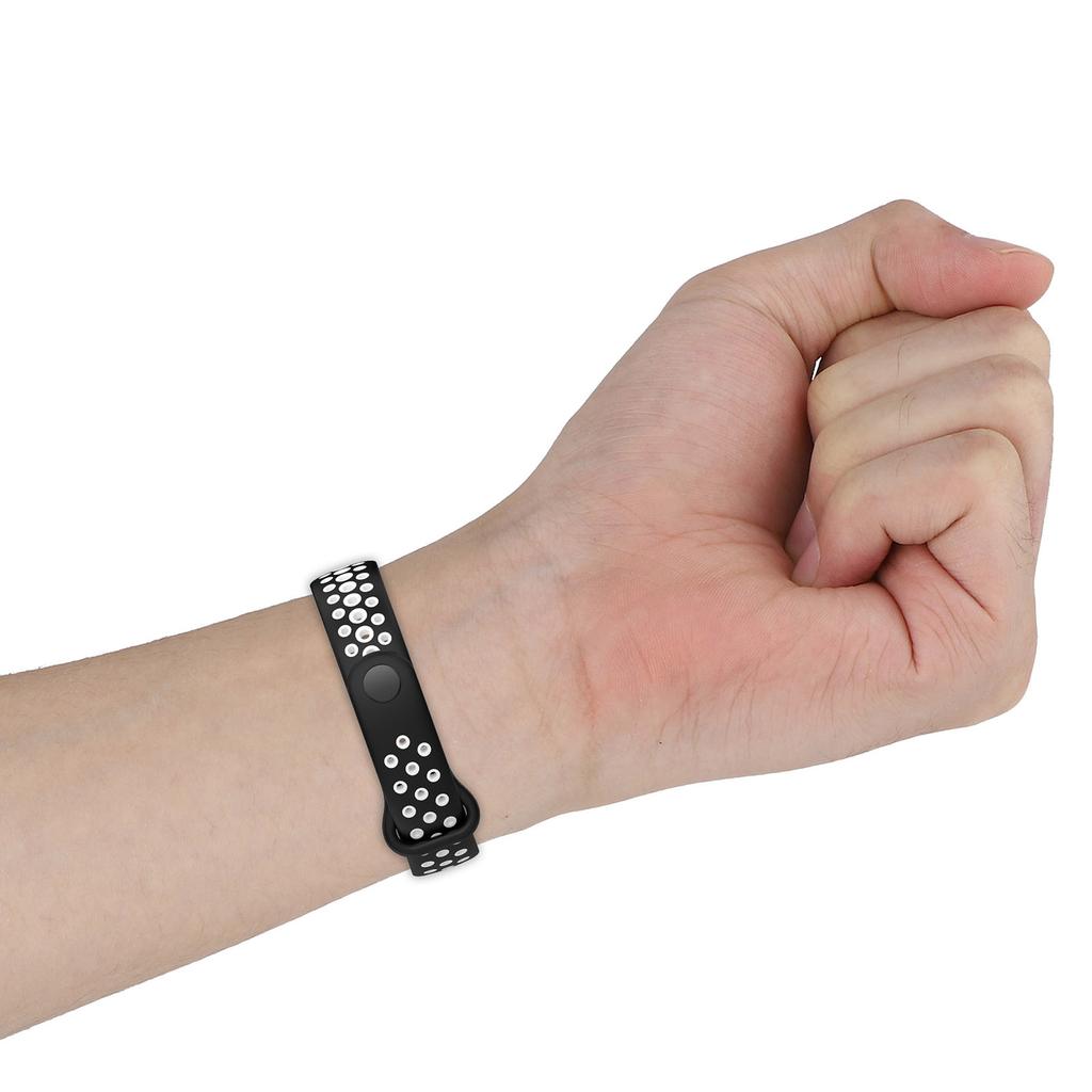 Řemínek pro Huami Amazfit Band 7 Vysoce kvalitní silikonový náramek Sportovní silikonový řemínek k hodinkám Nastavitelný náramek