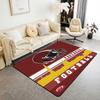 Erose Braut Fußball Stadt Bereichsteppich 4'11" x 3'3" Fußballteppich für Jungen Mädchen Braun Rot Rugby Spiel Teppich Fußballfans Schlafzimmer Dekor Sport B