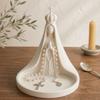 Catholic Virgin Mary Rosary Holder 3D Printing Cross Stitch Bead Dish  Study Desk