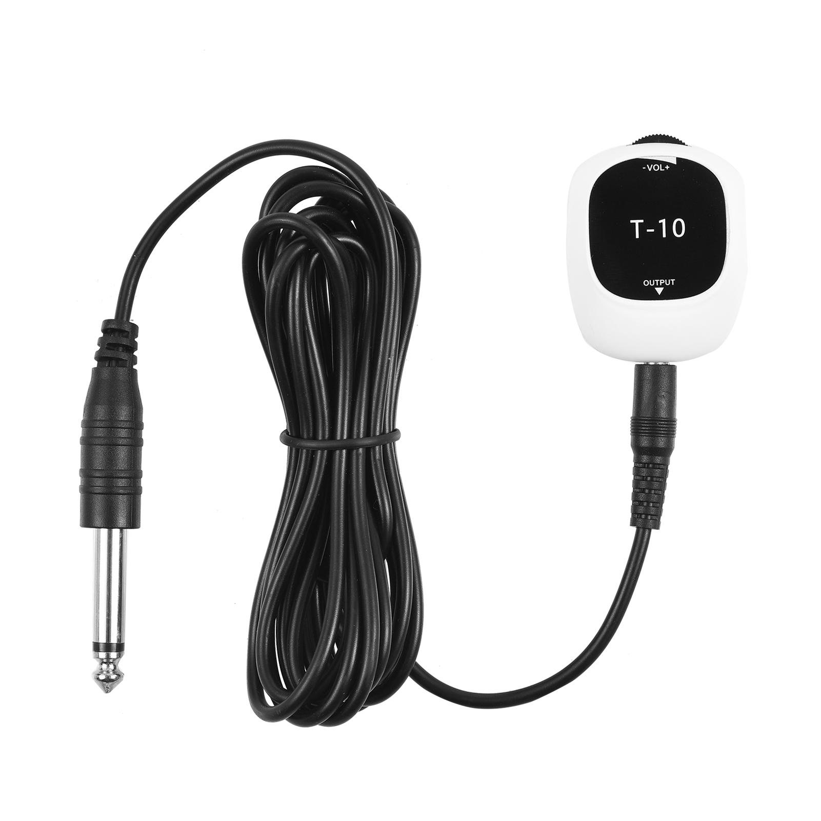 

Пьезозвукосниматель Универсальный самоклеящийся звукосниматель без сверления 6,5 мм аудиоинтерфейс для динамика, многофункциональный звукосниматель для гитары