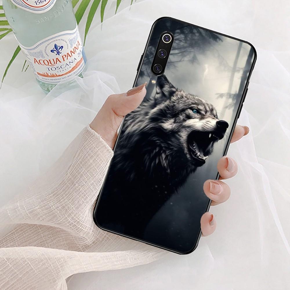 Animal The Wolf Howl Phone Case For Xiaomi Mi 5X 8 9 10 11 12 Lite Pro 10T PocoX3pro PocoM3 Note 10 Pro Lite