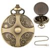 DND Dice Bronze Gear Pocket Watch Case Thick Waist Chain Bronze Dice Board Game