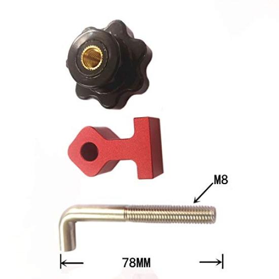 CarAngels Aluminum Complete Square Corner Clamp 90 Degree Woodworking Fixing and Clamping Tool Set, Kit, L-Shaped, Square, (120x120)