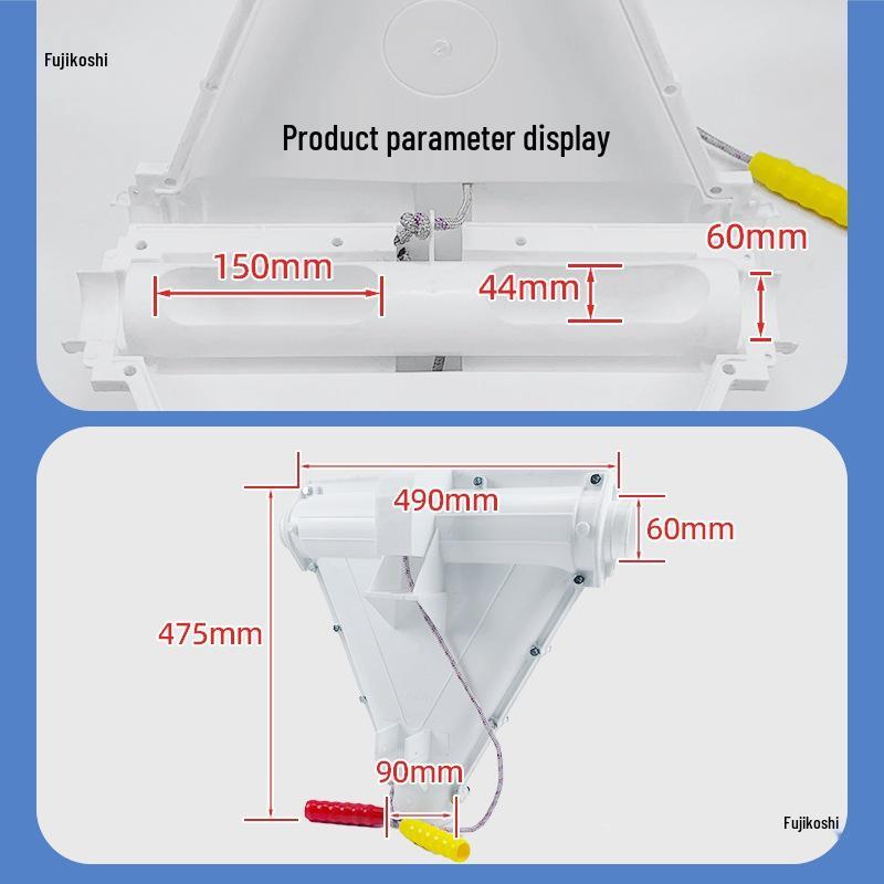 Large Three-Way Feed Pan for Automatic Pigsty Feeding Systems - Aquaculture Equipment Accessory