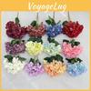 Flowers Hydrangea Silk Realistic Bouquet For Wedding Decor Photo Props Gift