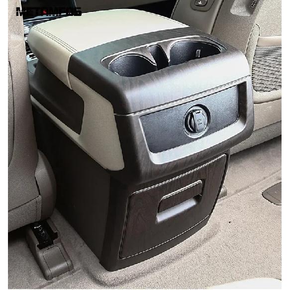 For Kia Carnival KA4 2024 2025 Carbon Fiber Rear Seat Air Conditioner Vent Outlet Trim Cup Frame Accessories
