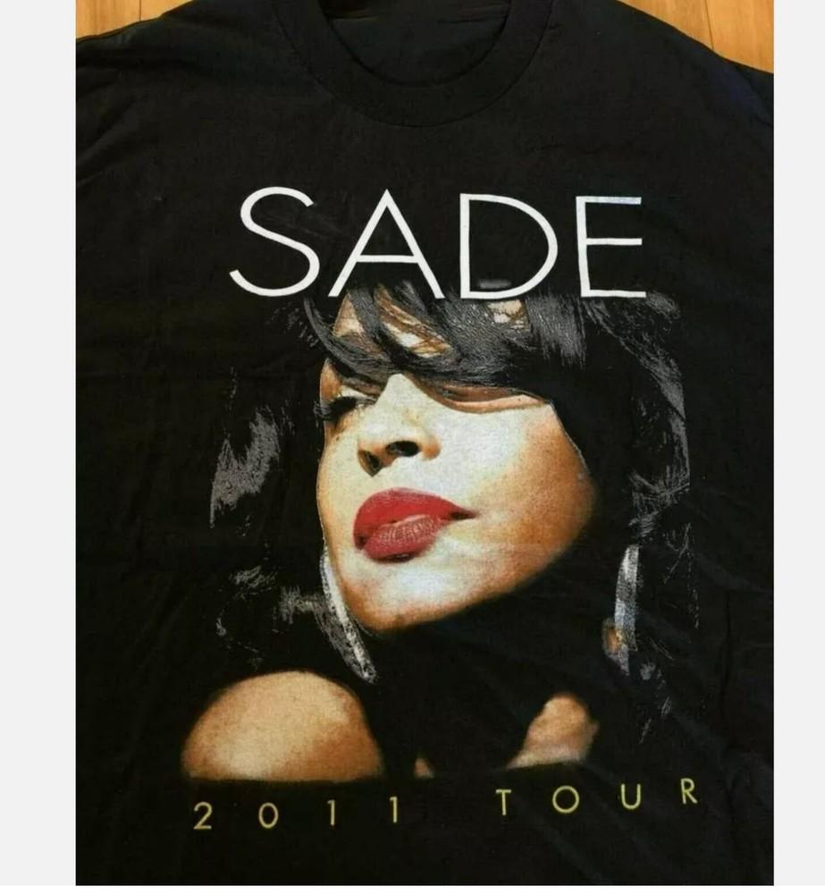Винтажная футболка с концерта SADE 2011 года, черная, унисекс, хлопковая, все размеры, футболка унисекс L