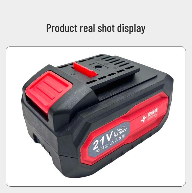 Lithium-Ion Electric Impact Wrench with Battery Accessories