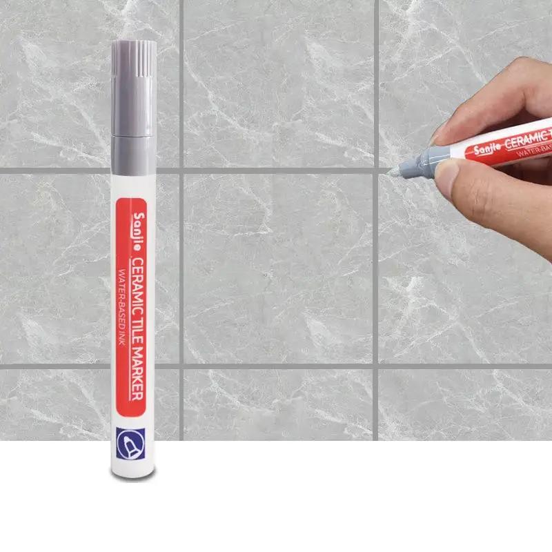 12 Color White Waterproof Tile Marker Grout Pen Kitchen Wall Seam Pen For Tiles Floor Bathroom Decontamination Seam Repair Tools