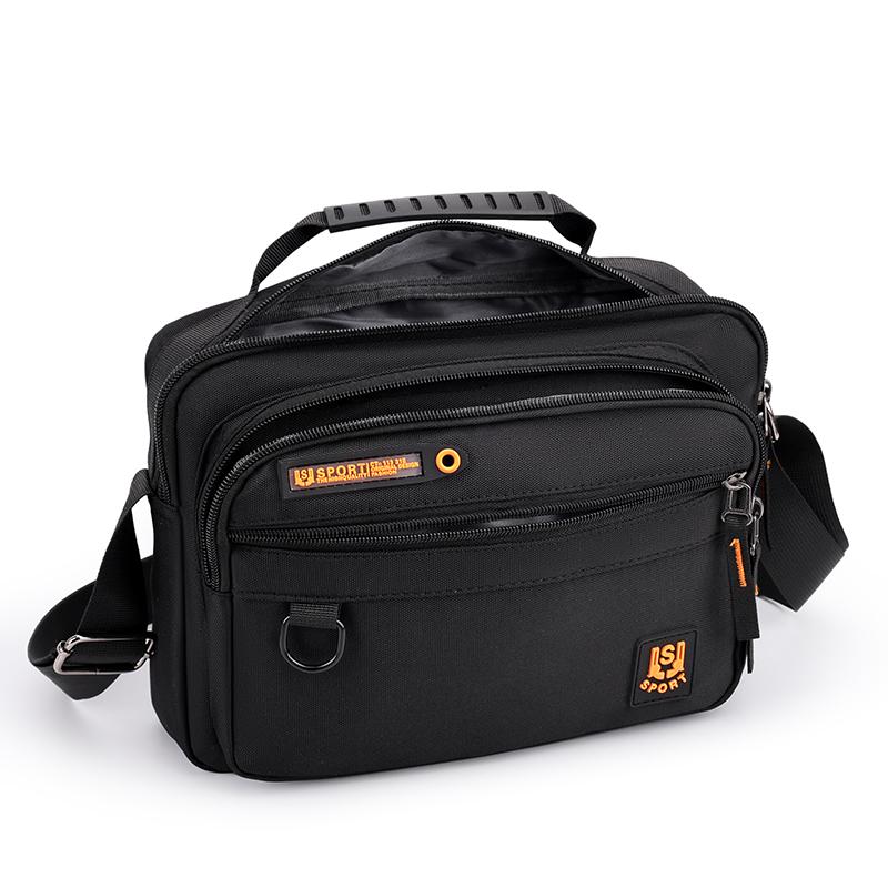 Multi-Pocket Oxford Messenger Bag for Men – Roomy Crossbody Shoulder Pack for Office Travel & Everyday Carry