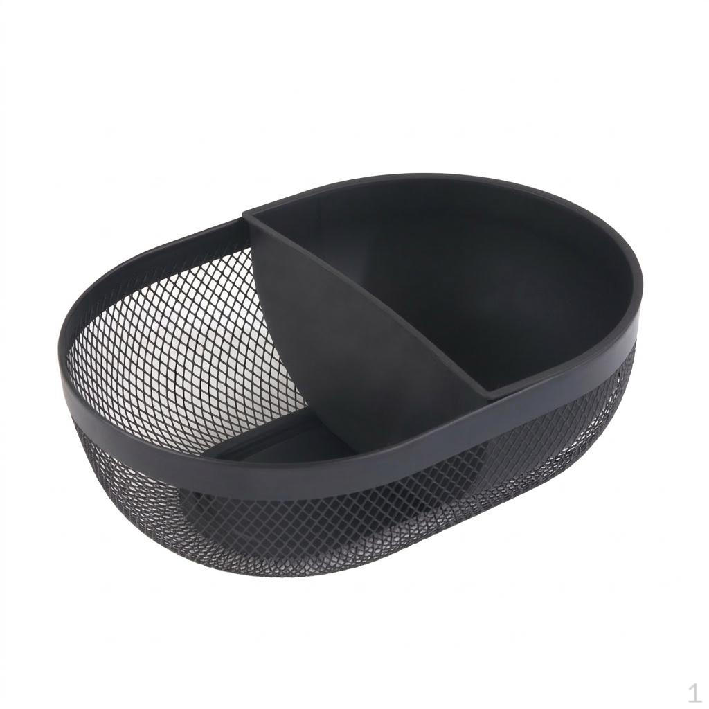 Metal Storage Basket, Mesh Wire Organizer Kitchen Produce Holder, Countertop