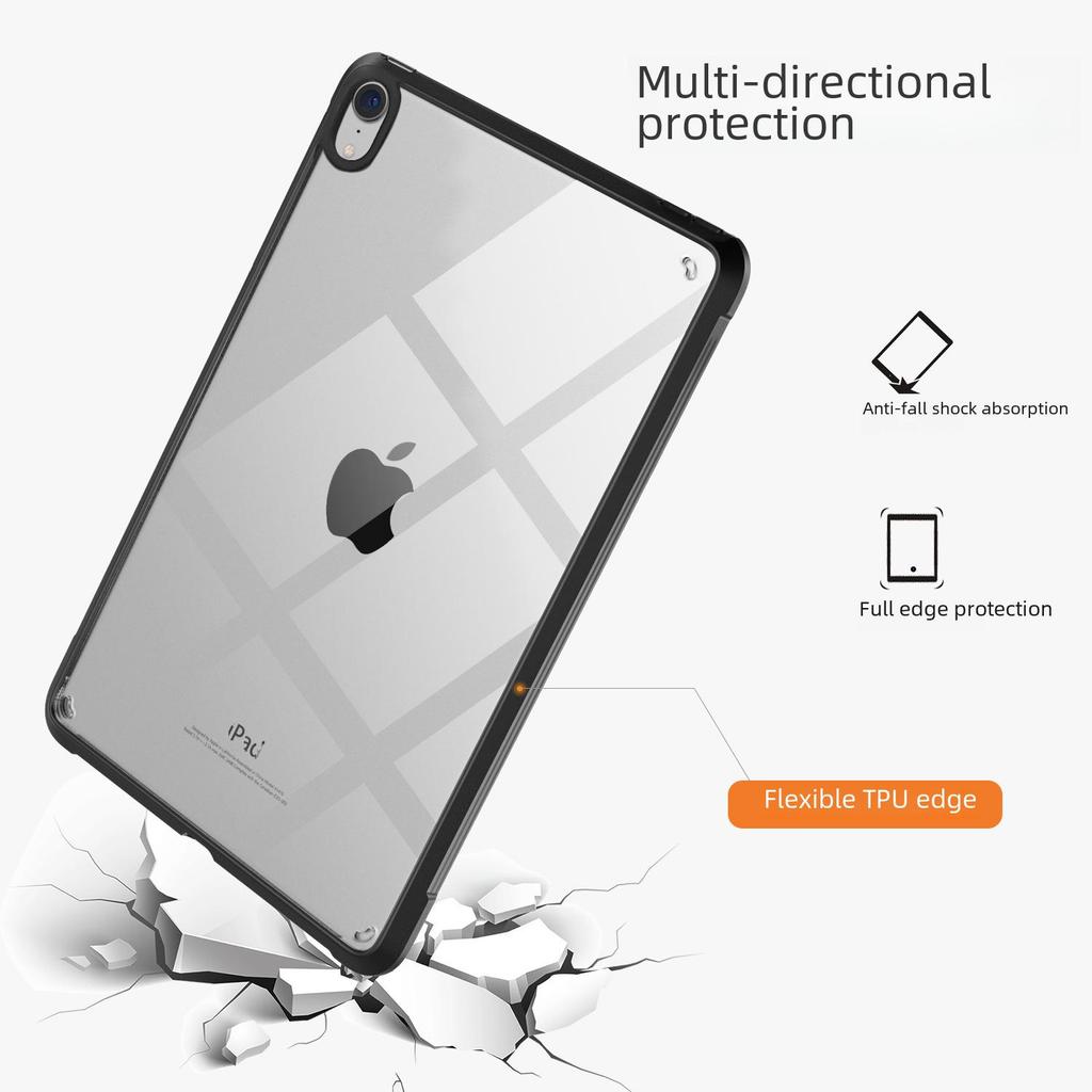 Protective Case for iPad Air 5/10.9" and Pro 11 - Transparent Acrylic Tablet Cover