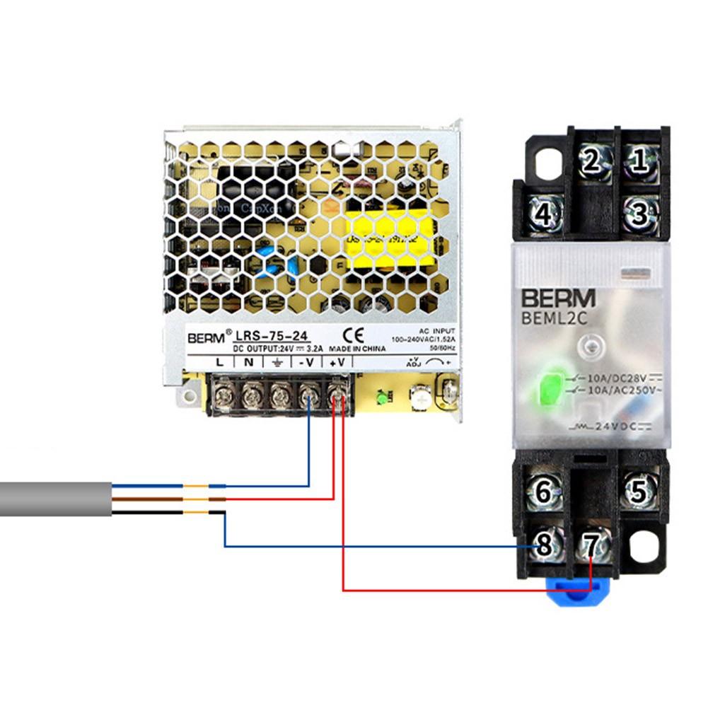SN04-N Inductive Proximity Sensor Metal Detection Switch NPN NO 3 Wire DC 6-36V