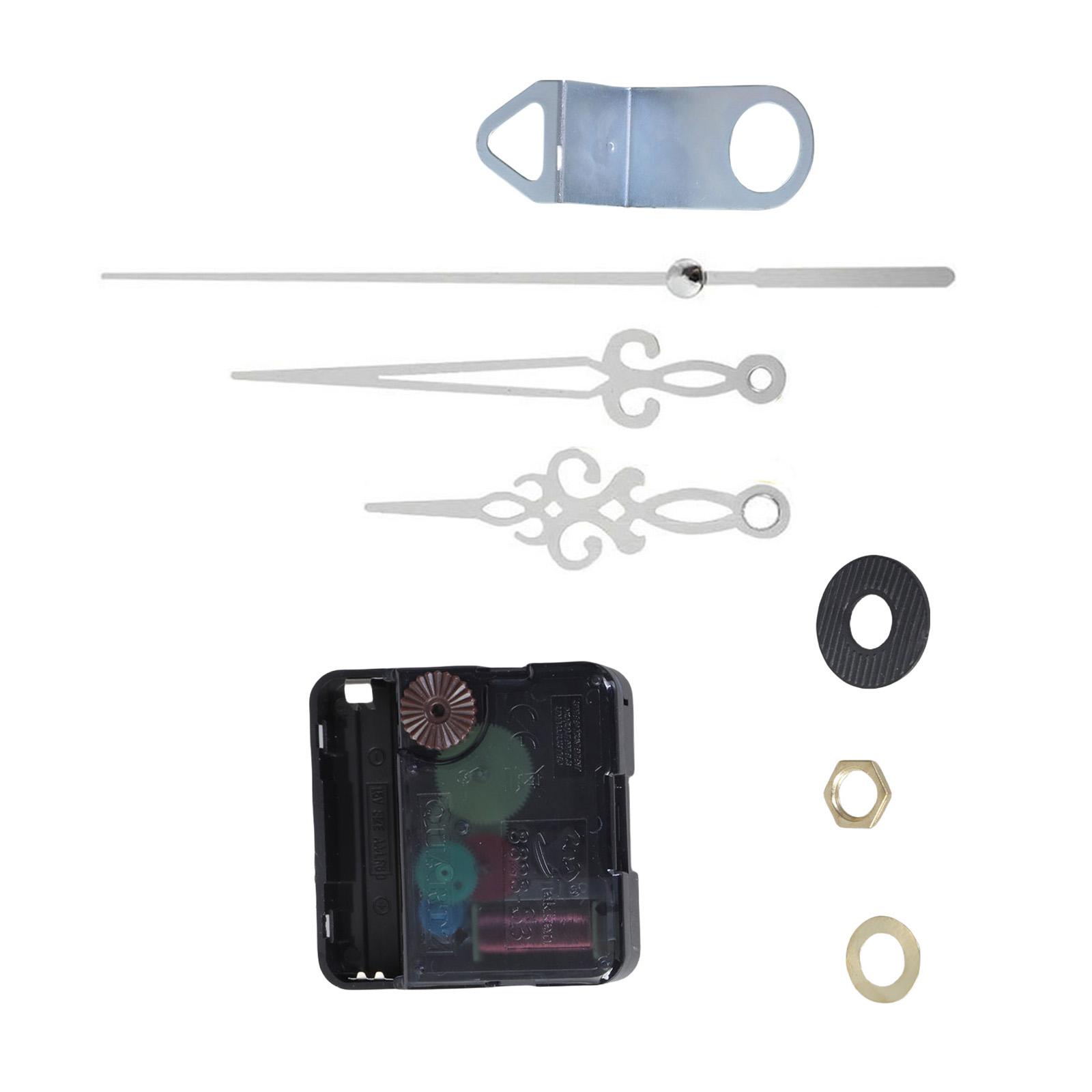 

Бесшумные часовые механизмы, работающие от батарейки, часовой механизм со старинными стрелками для ремонта настенных часов E