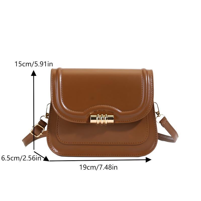 Retro Niche Versatile Crossbody Bag Fashion Shoulder Bag Small Square Bag For Women Casual Commuting Saddlebag