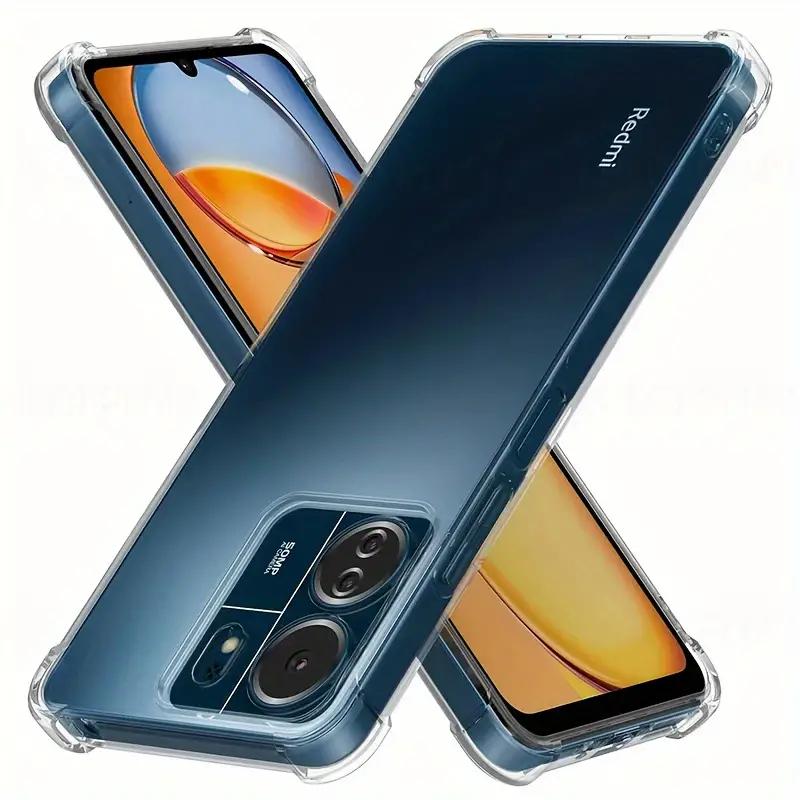 Støtsikker Aigbag Krystall Myk Klar Gjennomsiktig Telefondeksel Cover For Redmi Note 13/ Note 13 5G/ Note 13 Pro 5G/ 13 Pro+ 5G POCO X6 M6 Pro Redmi 13 13C