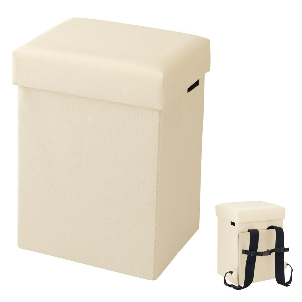 Meidai Disaster Prevention Nimonal Multi-Stool, Supervised by a Disaster Prevention Specialist, 5-Way Stool, Table, Storage Box, Ottoman, Disaster Pre