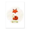 Animal Rabbit Fox  Art Poster Children's Canvases Room Paintings For Nursery Decorative Prints Wall Posters No Frame