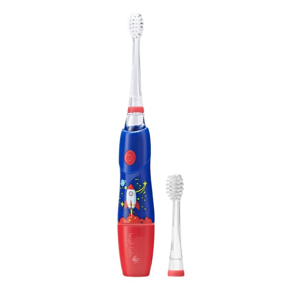 BrushBaby KidzSonic Sonic Toothbrush for Children Aged 3+ Rocket Edition