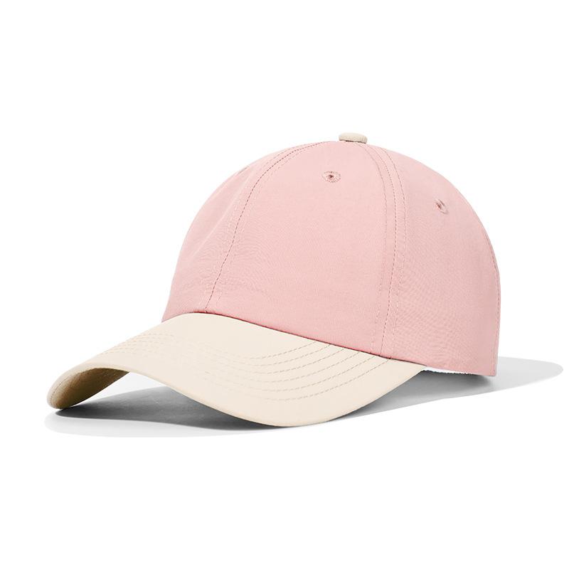 Color matching baseball cap Quick-drying thin material Waterproof outdoor camping visor cap Men's and women's caps