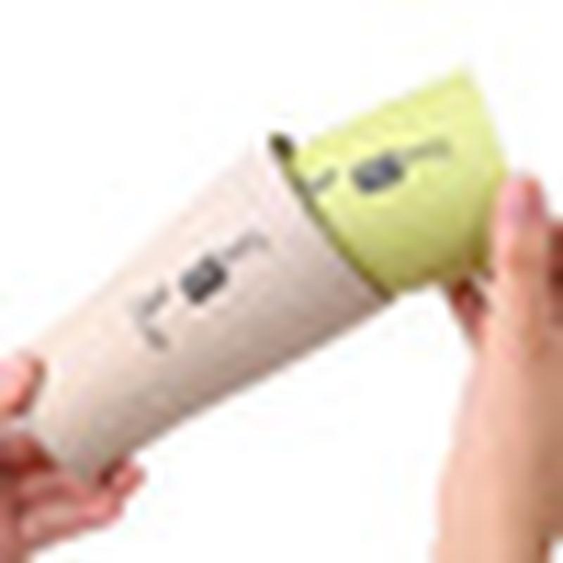 Creative Model Wheat Straw Mug Creative Environmental Health Couple Solid Color Brush Round Cup