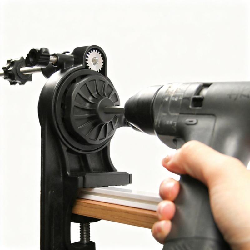 Portables Reel Winding Device For Fishing Line Effortlessly Setups With 6.35mm Hexadecimal Shafts Electric Screwdriver