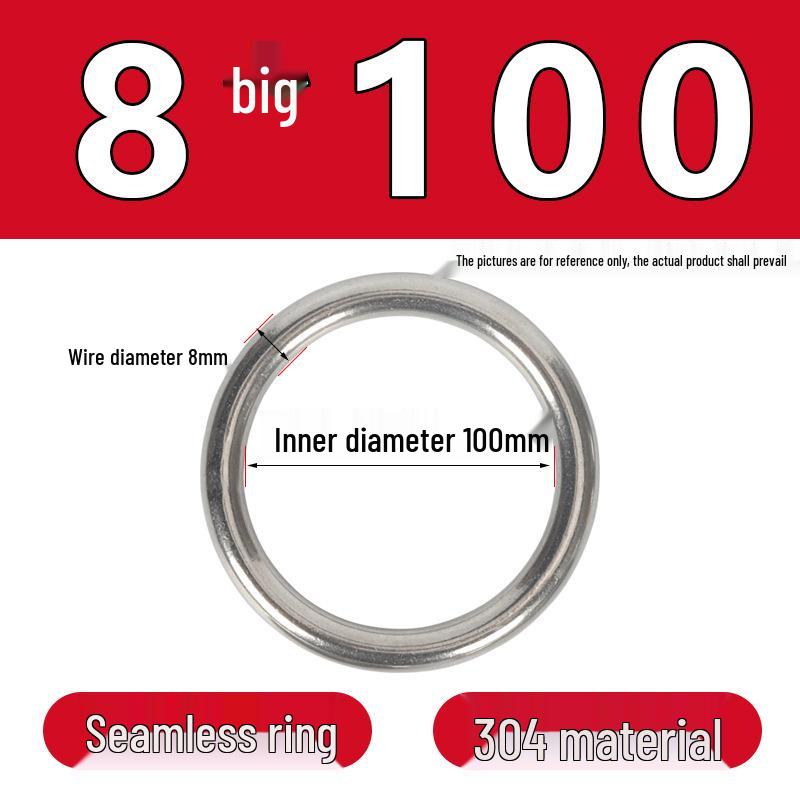 Stainless Steel Seamless O-Ring: Corrosion-Resistant Accessory for Handbags and Pet Gear