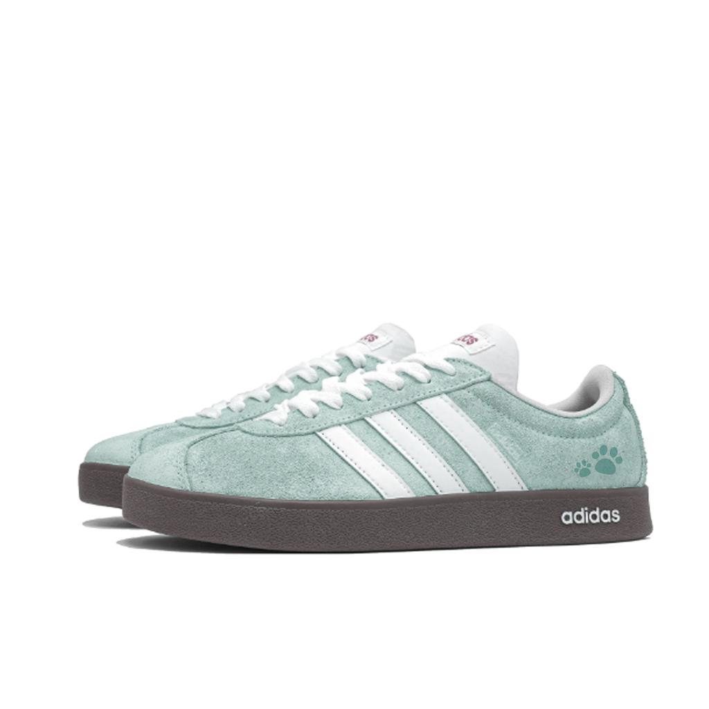 Adidas VL COURT 2.0 Low top German Army Trainers Unisex Light Grass Green JS3003(Team1276)