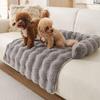 Pet Fluffy Soothing Couch Removable Cat Sleeping Cushion Washable Dog Nest Couch Pet Supplies for Home Kitchen Nursery Apartment