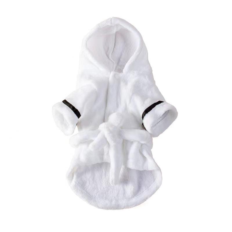 Cross-Border Pet Bathrobe: Absorbent, Quick-Drying Towel for Dogs & Cats.