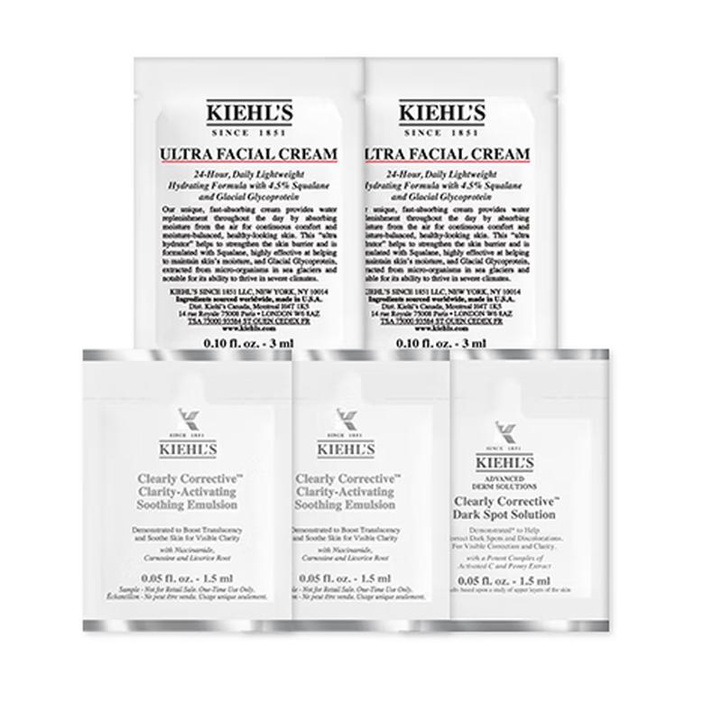 Kiehl s Skincare Brightening & Hydration Travel Minis