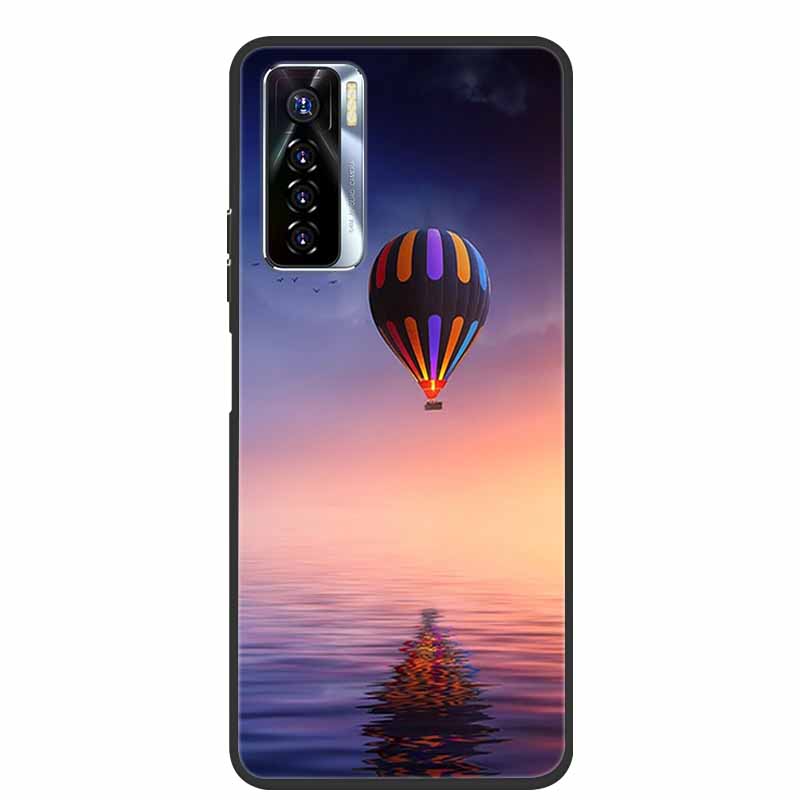 

For Tecno Camon 17 Pro Cases 17P 17 Soft TPU Silicone Phone Cover for Tecno Camon 17P Back Cover Bumper Fundas Camon17 CG7n Capa Camon 17Pro арбуз красный