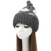 ZHENYUEQI Warme Strickmütze für Damen im Winter