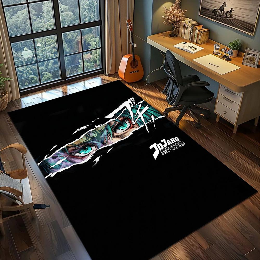 JoJo's Bizarre Adventure  Carpet Floor Mat Home Room Decor Gamer Bedroom Washable Non Slip Large Area YUN6512