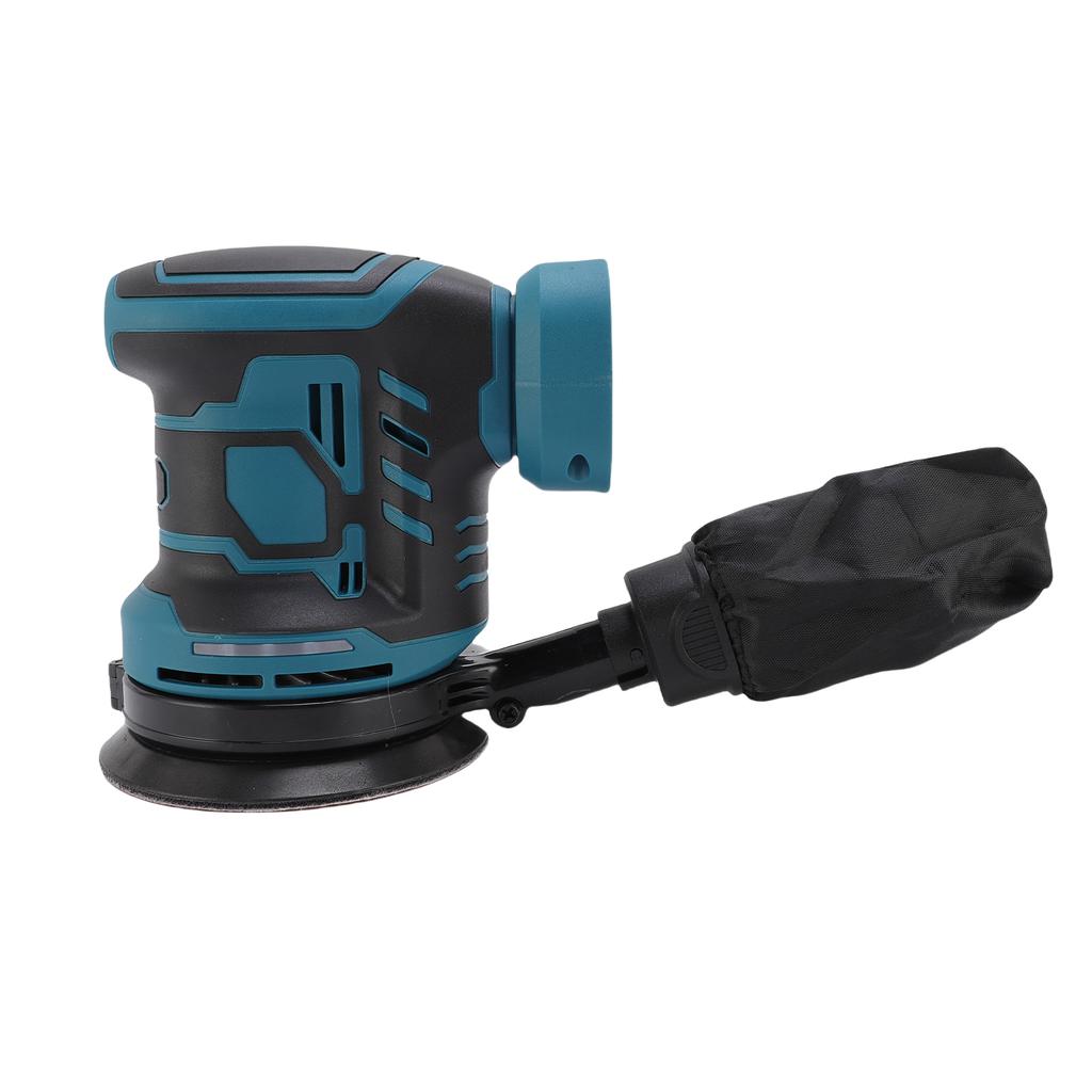 21V Cordless Sander 5 Inch Electric Orbital Sander 19000rpm Max Speed To Adjust with Dust Collection System for
