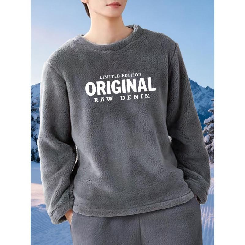 

Men s Flannel Shirt, Elastic Cuffs & Comfortable, Great for Cold Nights & Sleep XXL сірий