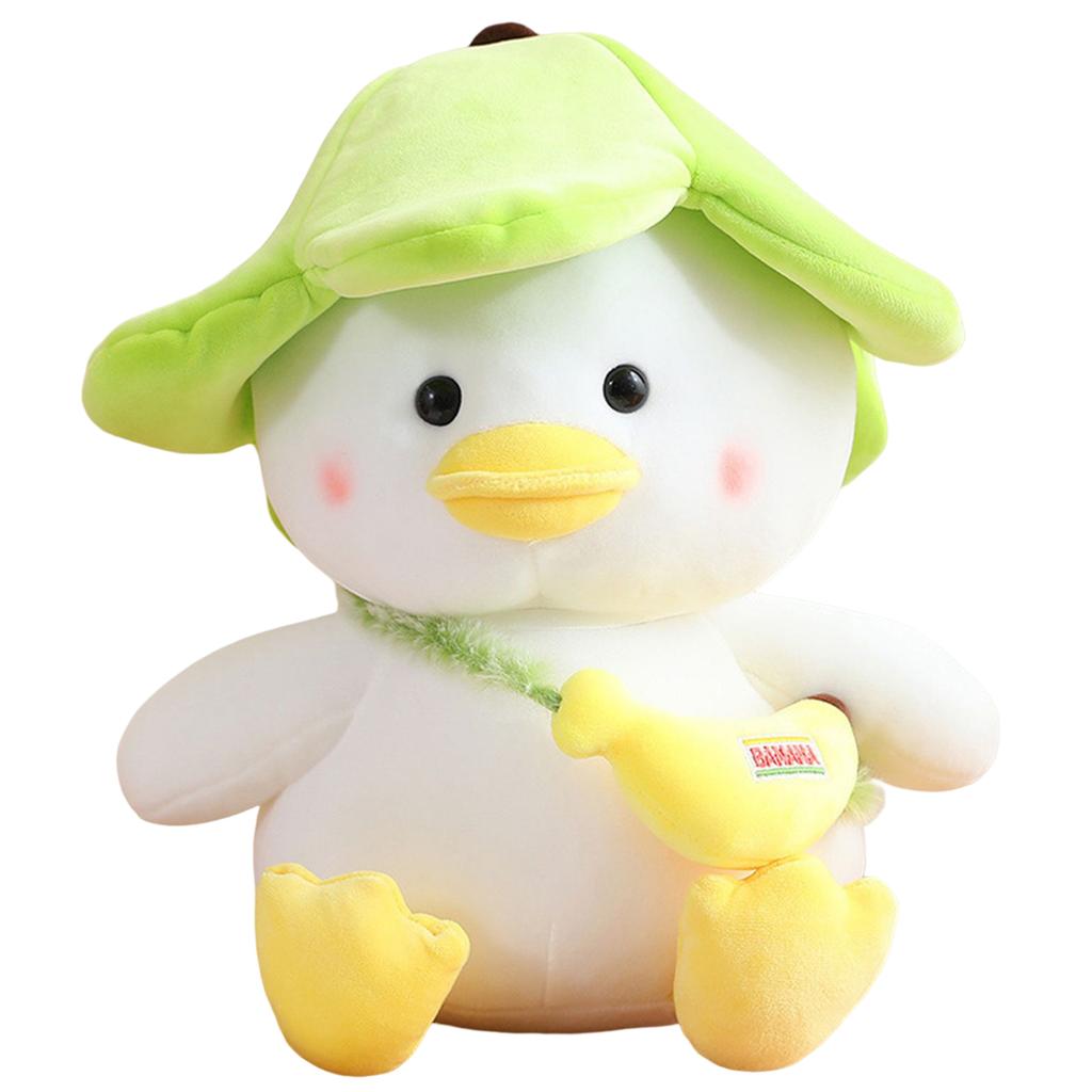 Lovely Banana Duck Plush Toy Stuffed Doll Creative Cute Simulation Stuffed Toy for Baby Sleeping Hugging Plush Toy