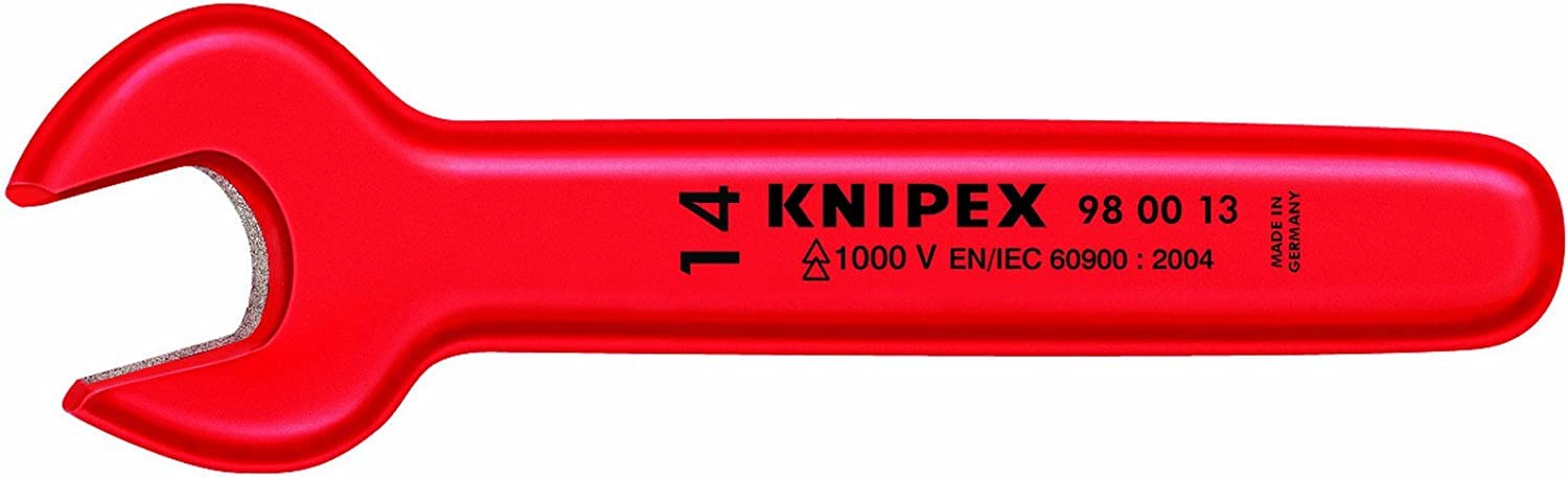 

Knipex Insulated Open-End Wrench, 13mm, 980013