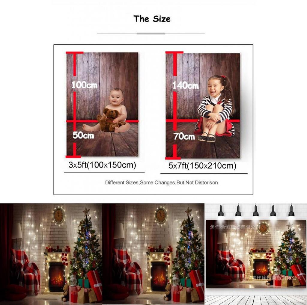 Christmas Fireplace Wall Banner With Durable Polyester Material For Festive Events