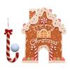 Candy Cane Club Gingerbread Golf Game Set Golf Balls Portable Design Mini Golf Set Indoor Golf Set Holiday Gatherings