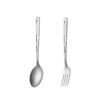 4Pcs/Set Travel Camping Utensils Set Lightweight Outdoor Survival Cutlery Spoon Knife Fork Chopsticks Durable Hiking Tableware