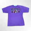 Vintage Memphis Tennessee T Shirt Mens Large Purple Graphic Single Stitch USA