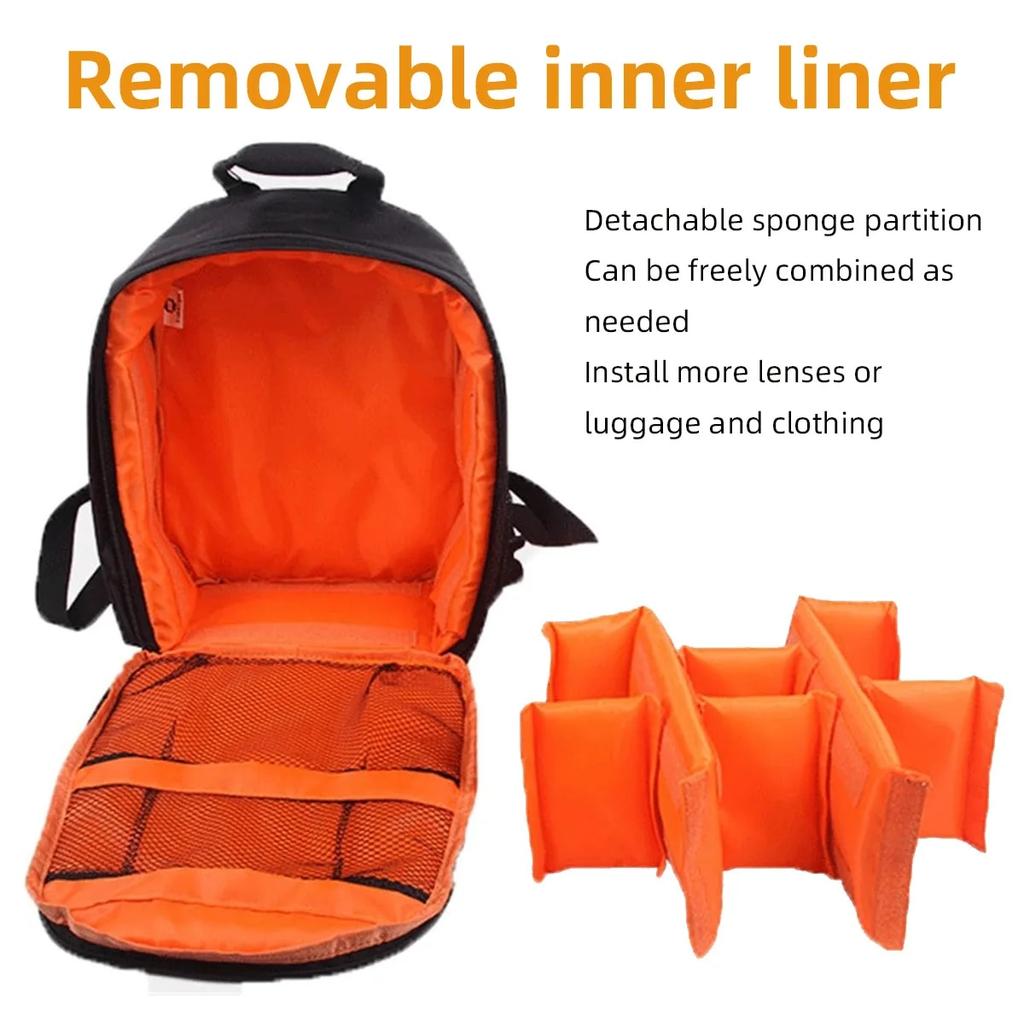 Multifunktionaler Outdoor-Kamerarucksack Video Digitale Schulterkamera-Tasche Wasserdichte Kamera-Fototasche Hülle für DSLR-Kameratasche