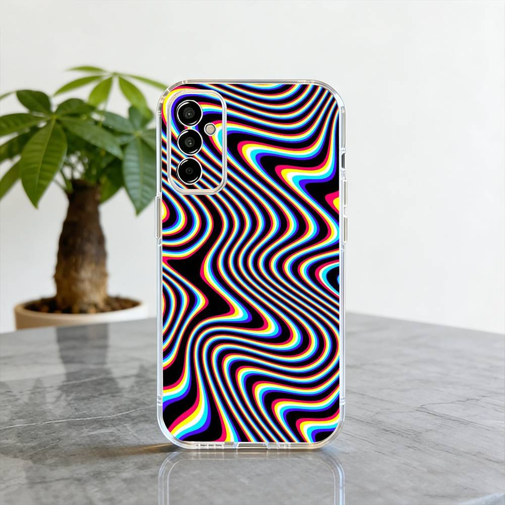 dizziness  Phone Case For SamsungA10,12,20,21S,30,31,40,50,51,52,70,71 Transparent Cover