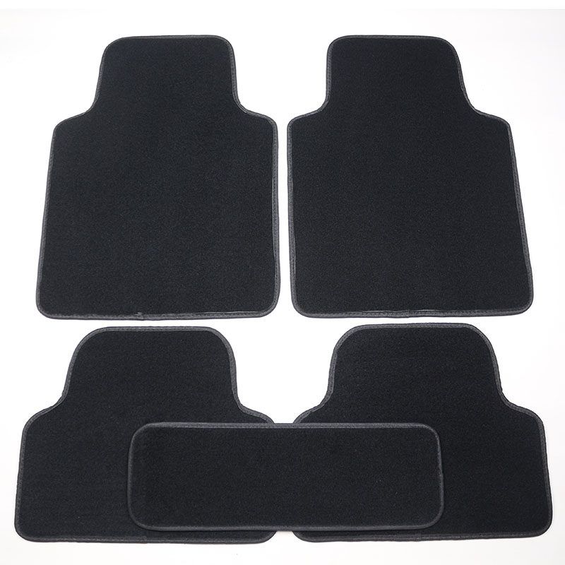 Car Foot Mat Neutral Suede Car Anti-Dirty Pad Easy to Clean Waterproof Non Slip TPE Fully Surrounded Upper Layer Carpet Mat