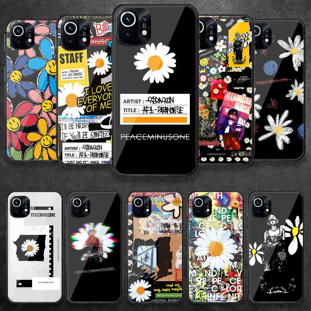 

Чехол из закаленного стекла с цветком для iPhone Samsung Galaxy OnePlus Oppo Xiaomi Redmi Note SA 7 8 9 10 11 12 13 14 20 21 22 53 Pro Max Plus Ultra