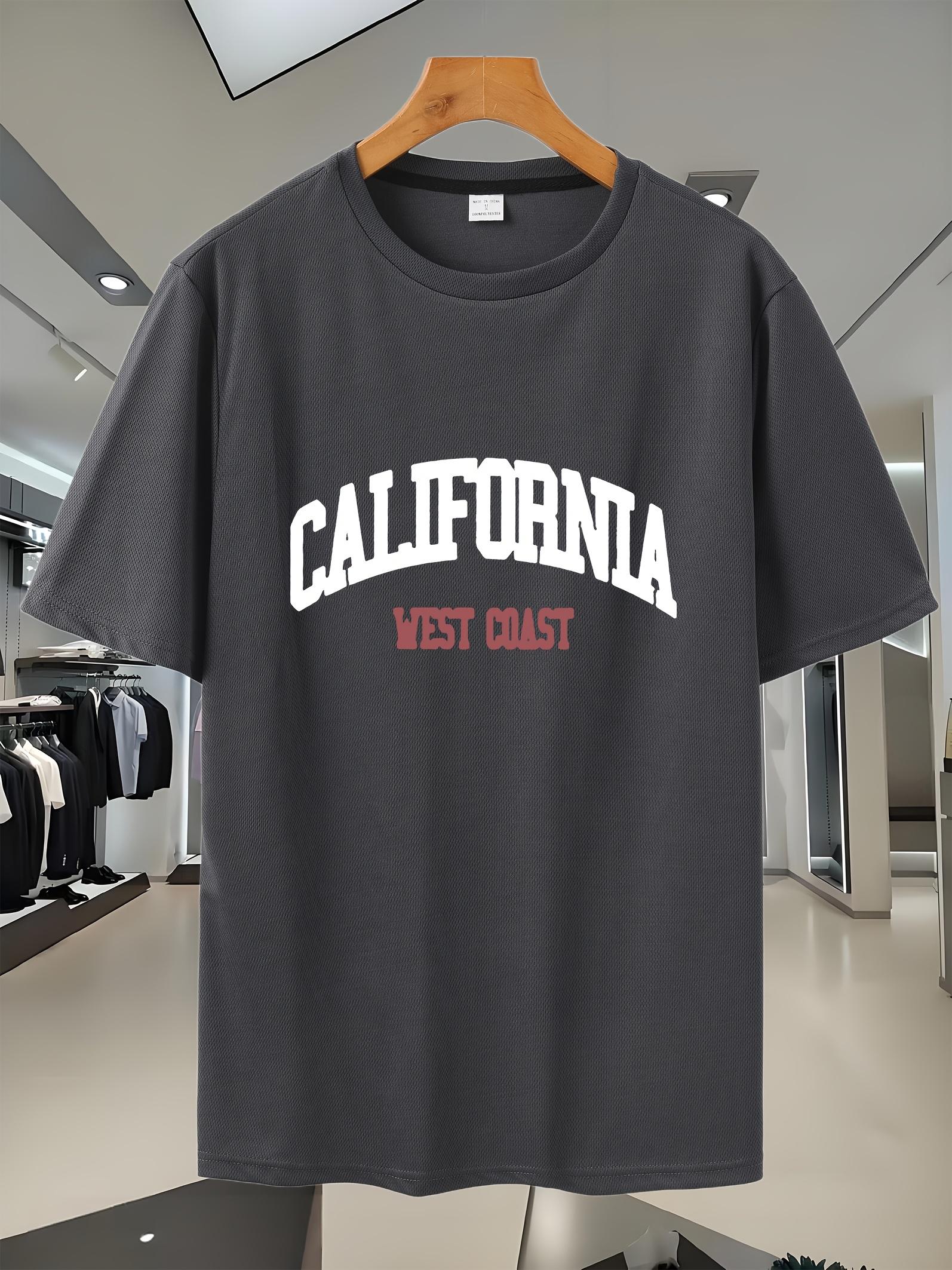 California West Coast Graphic T-shirt - Breathable Mesh XXXXL